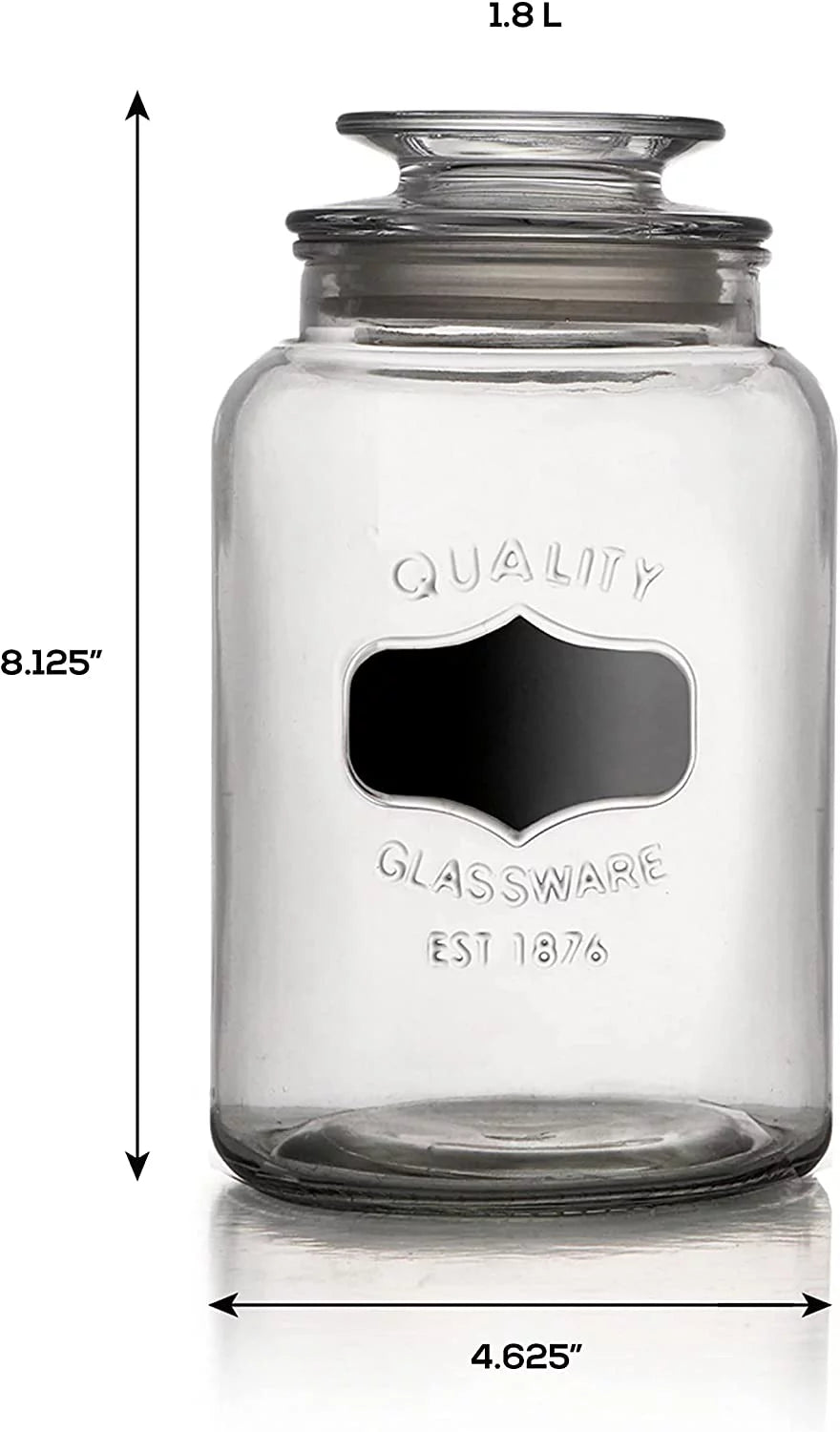 Clear Glass Food Storage Containers Set of 3 Q806
