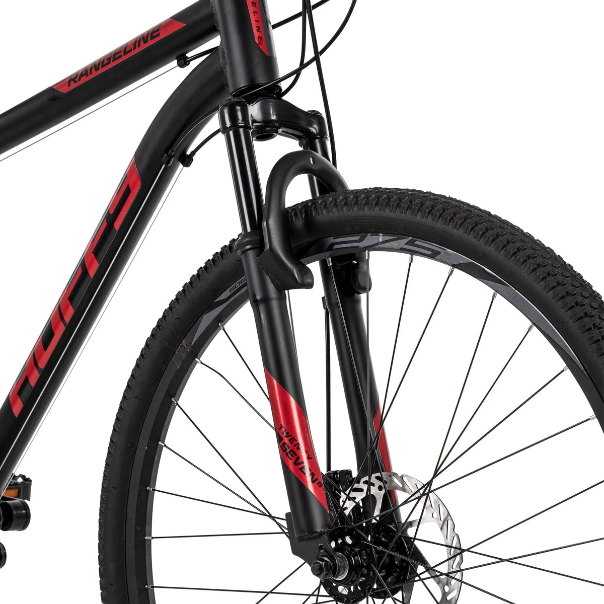 Black and Red Mountain Bikes Z437