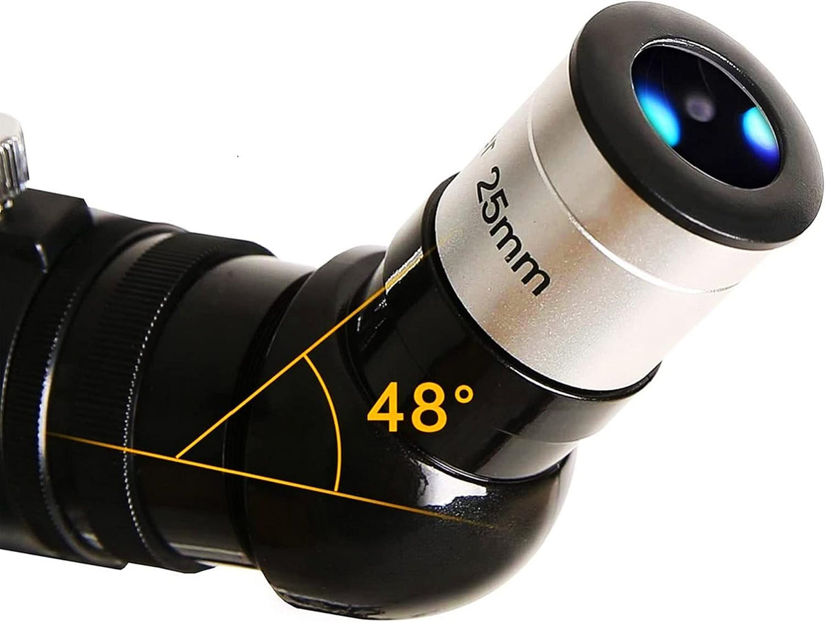 70mm Aperture 400mm AZ Mount Refracting Telescope with Phone Adapter and Wireless Remote U9356