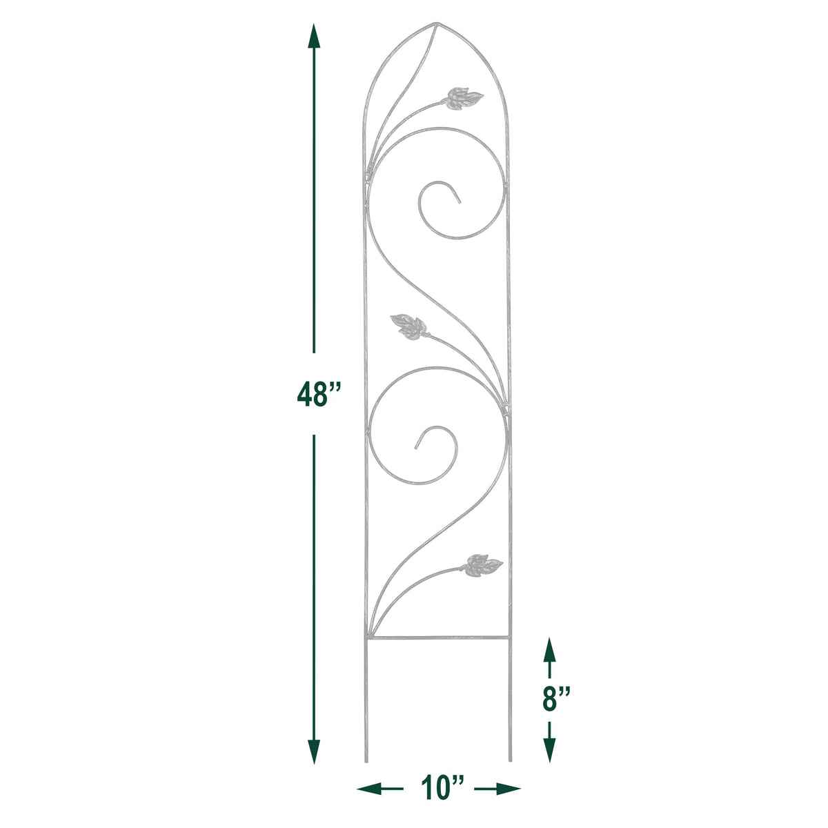 Metal Arched Trellis M60762
