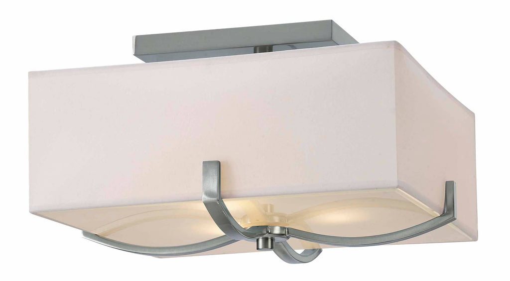 Brushed Nickel 3 Light Flush Mount R26624