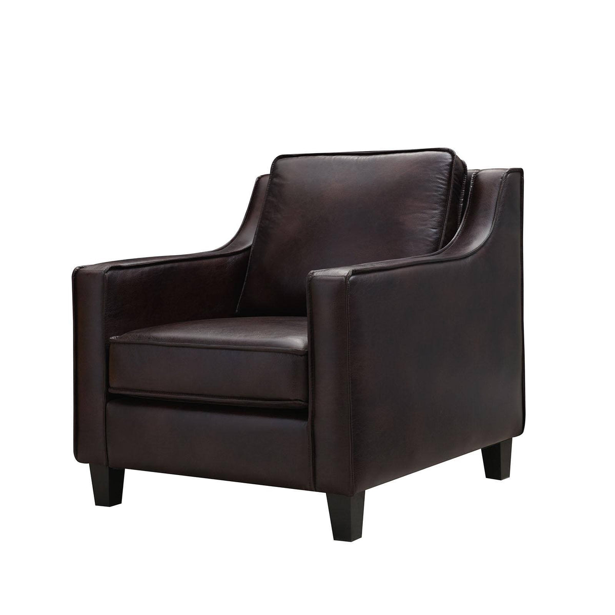Brown Leatherette Accent Chair H7090