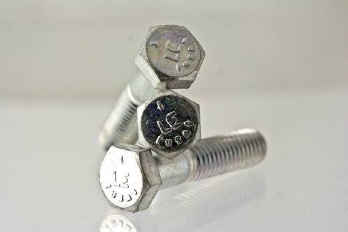 9/16-18 x 2 1/2 Grade 5 Hex Cap Screw Zinc Plated (25) V2952