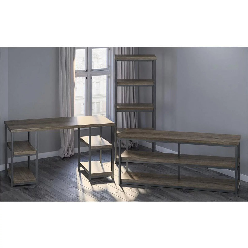 Weathered Oak Bookcase Z13906