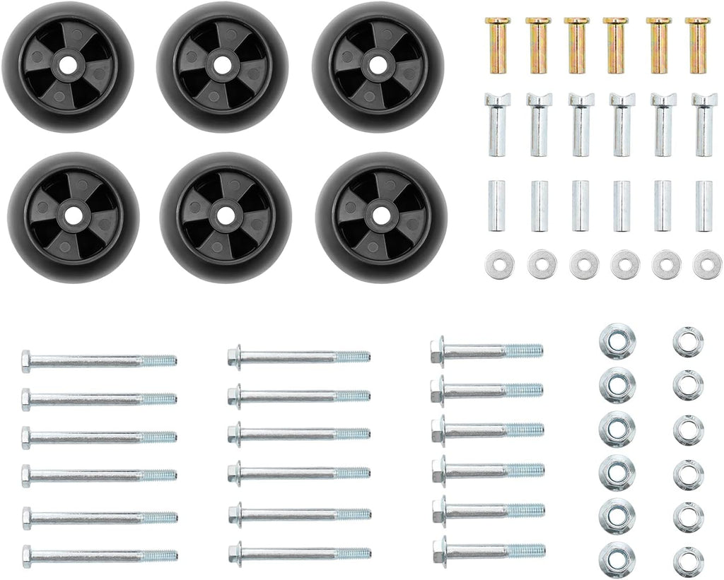 Anti Scalp Deck Wheel Kit Set of 6 Replacement L829