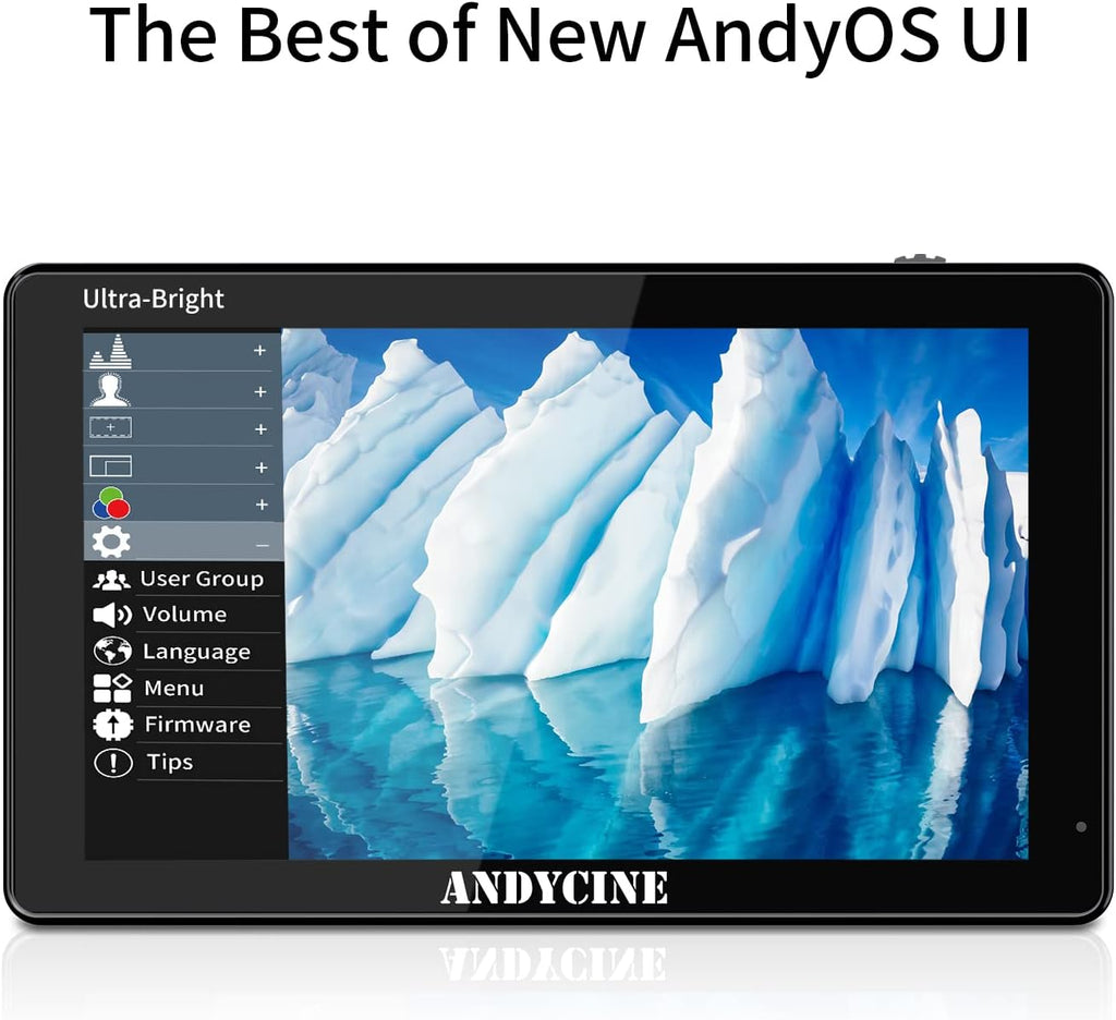 5.5 Inch 3000nit Touch Screen On-Camera Field Monitor with F970 External Power 4K HDMI Input Output Y38897