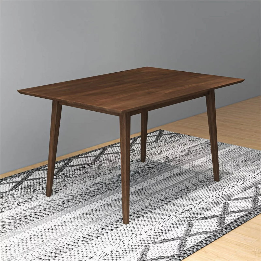 Solid Wood Walnut 47" Rectangular Dining Table R99357