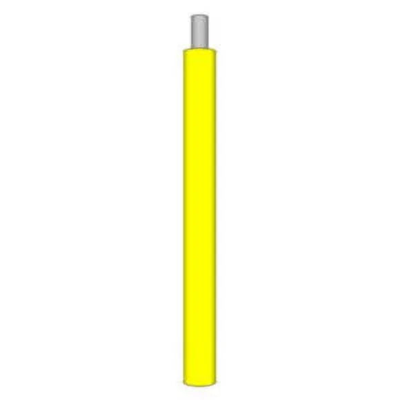 22 AWG Solid Copper Wire with Yellow PVC Insulation H814388