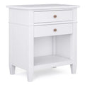 White 24 inch Wood Nightstand A18446