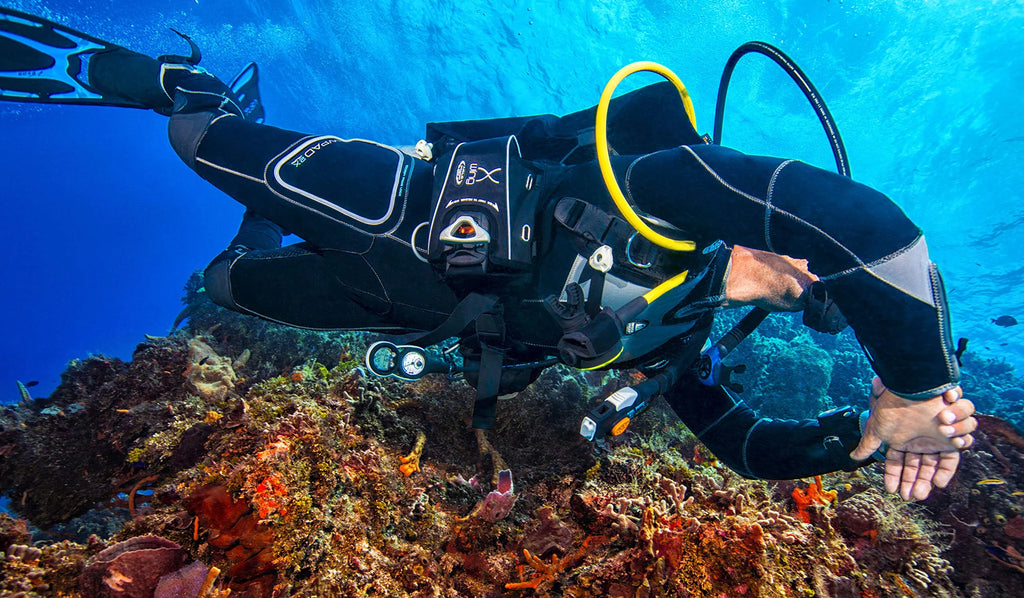 Black Scuba Fin X9715