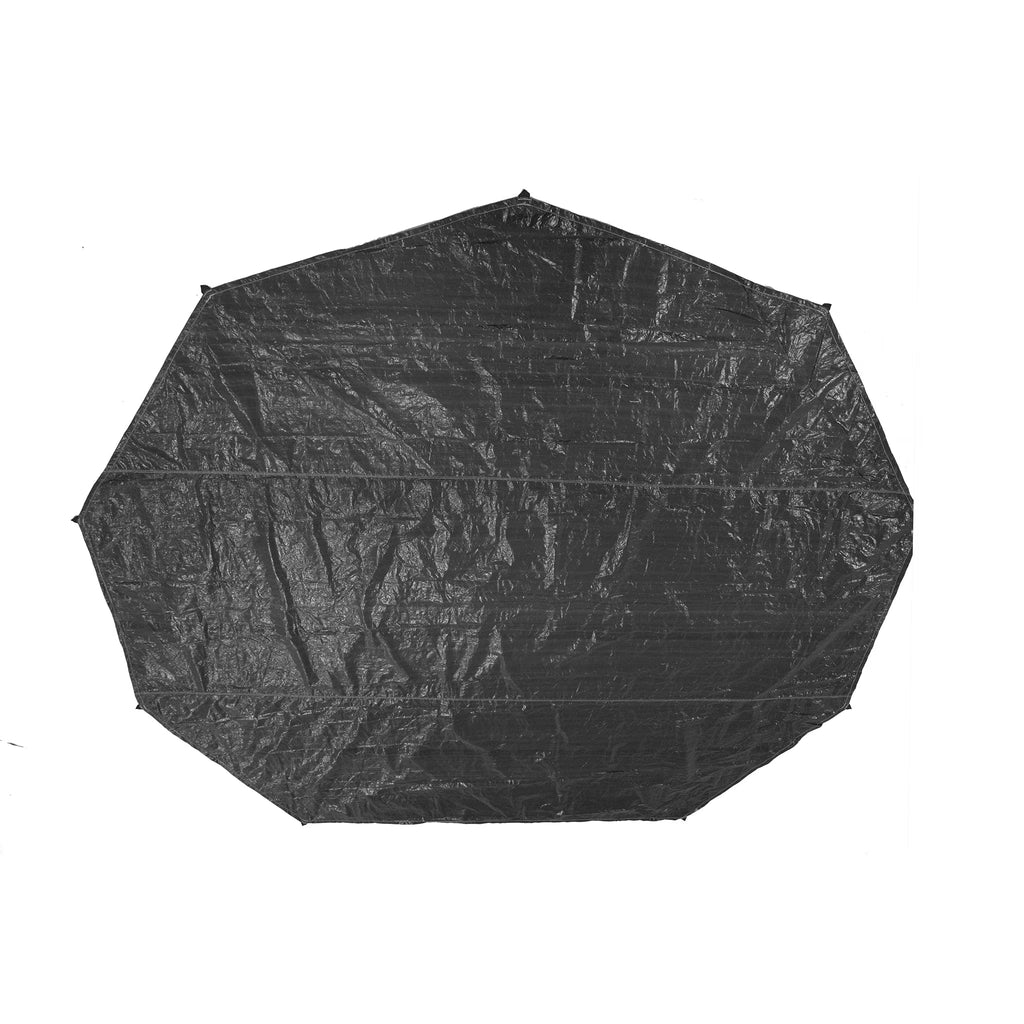 Waterproof Tent Footprint Ground Tarp 10' (3M) with Pegs Pins T4462
