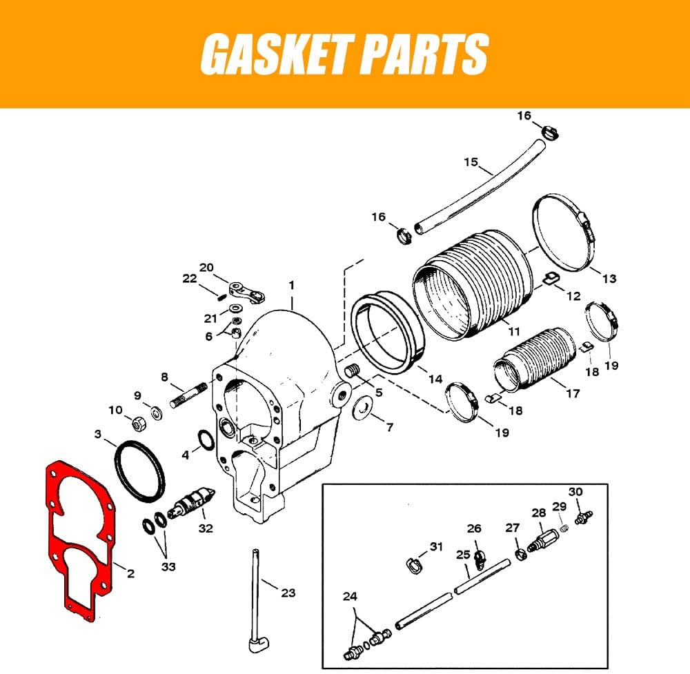 Intermediate Lower Shift Cable Kit Pack of 2 E6734