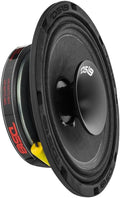 8 Inches Shallow Hybrid Mid-Range Car Audio Loudspeaker with Grill Included 400W Max 200W RMS 4 Ohms E25708