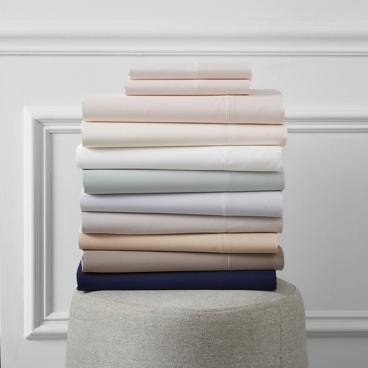 King Vanilla Sky Fitted Sateen Sheet A758959