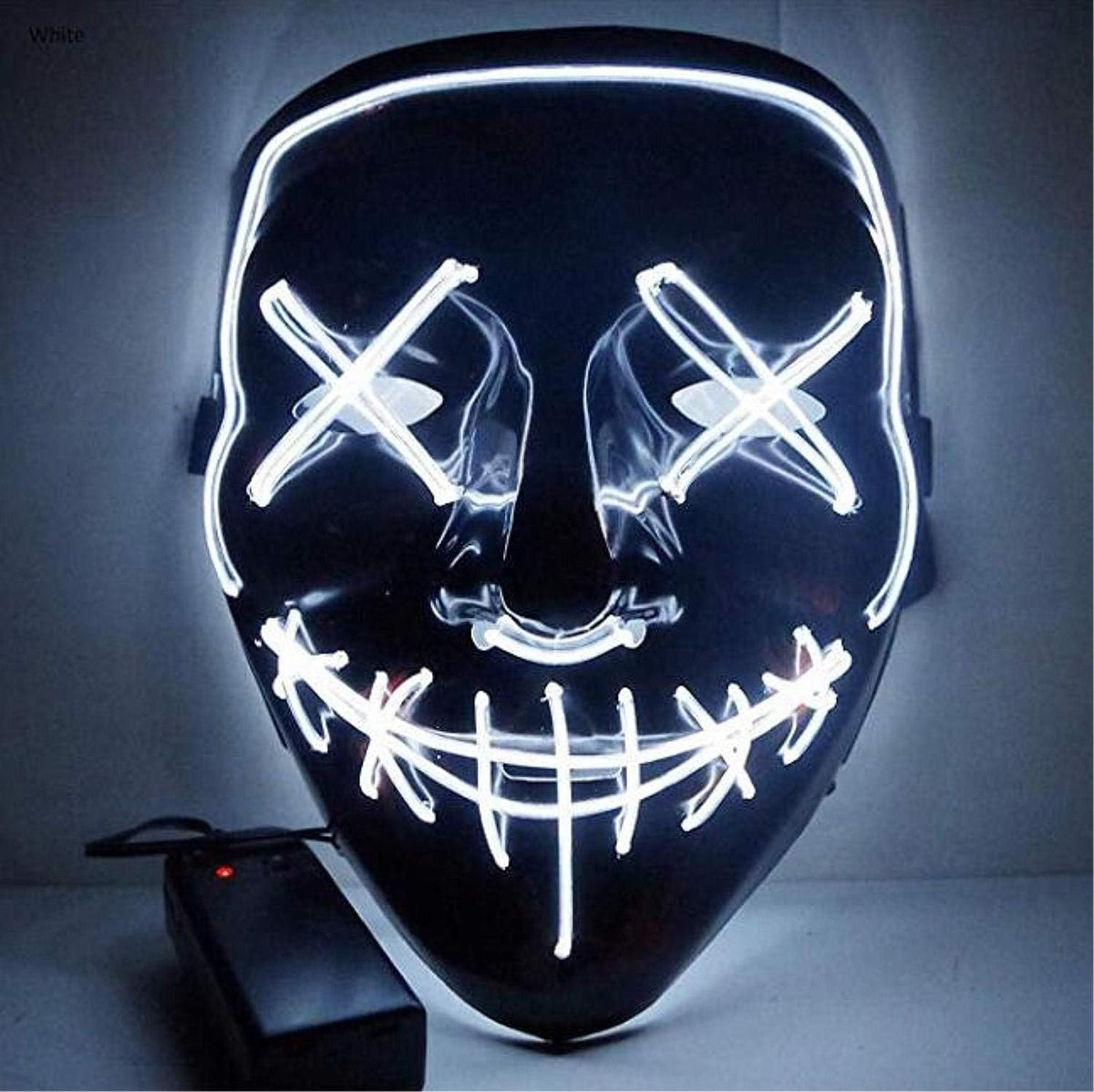 Blue Sound Induction Light Up Halloween Mask B498
