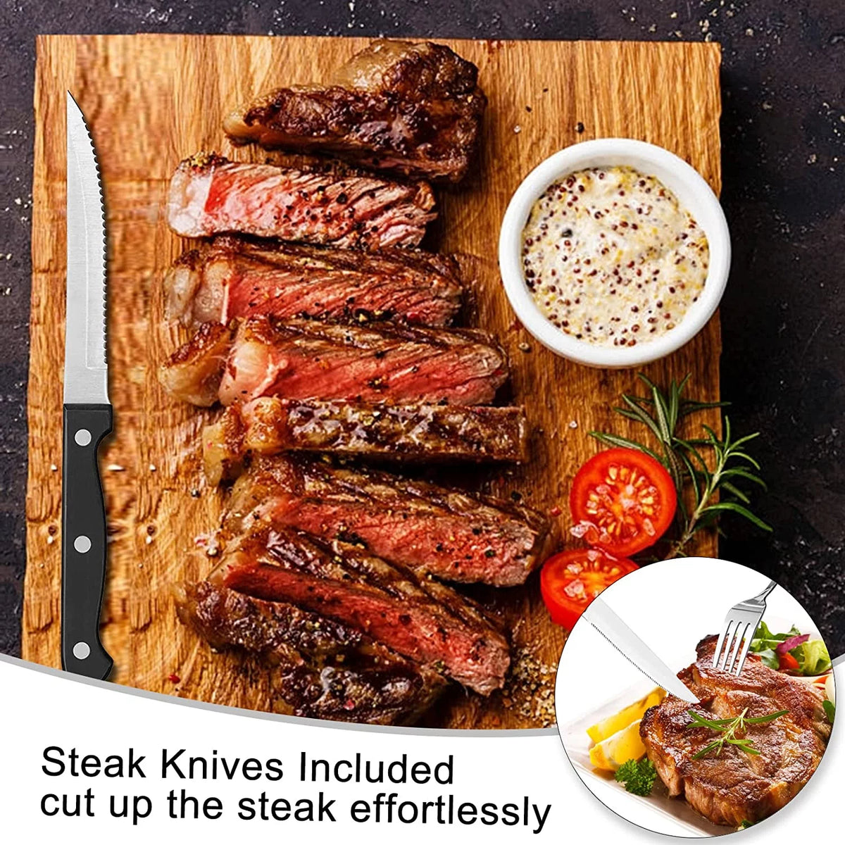 49-Piece Stainless Steel Silverware Set with Organizer O5008
