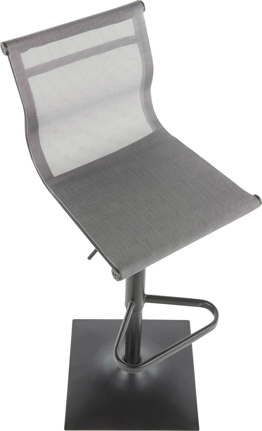 Black Silver Barstool E5388