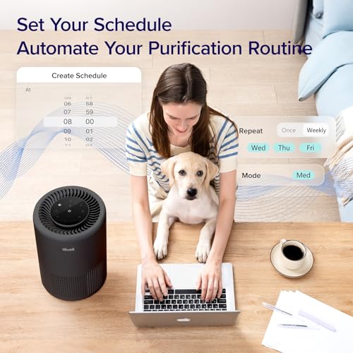 White Smart WiFi Air Purifier S539913