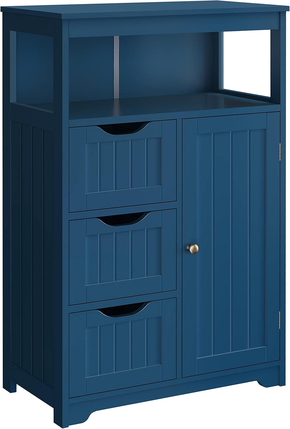 White Free Standing Wooden Bathroom Floor Cabinet D32848