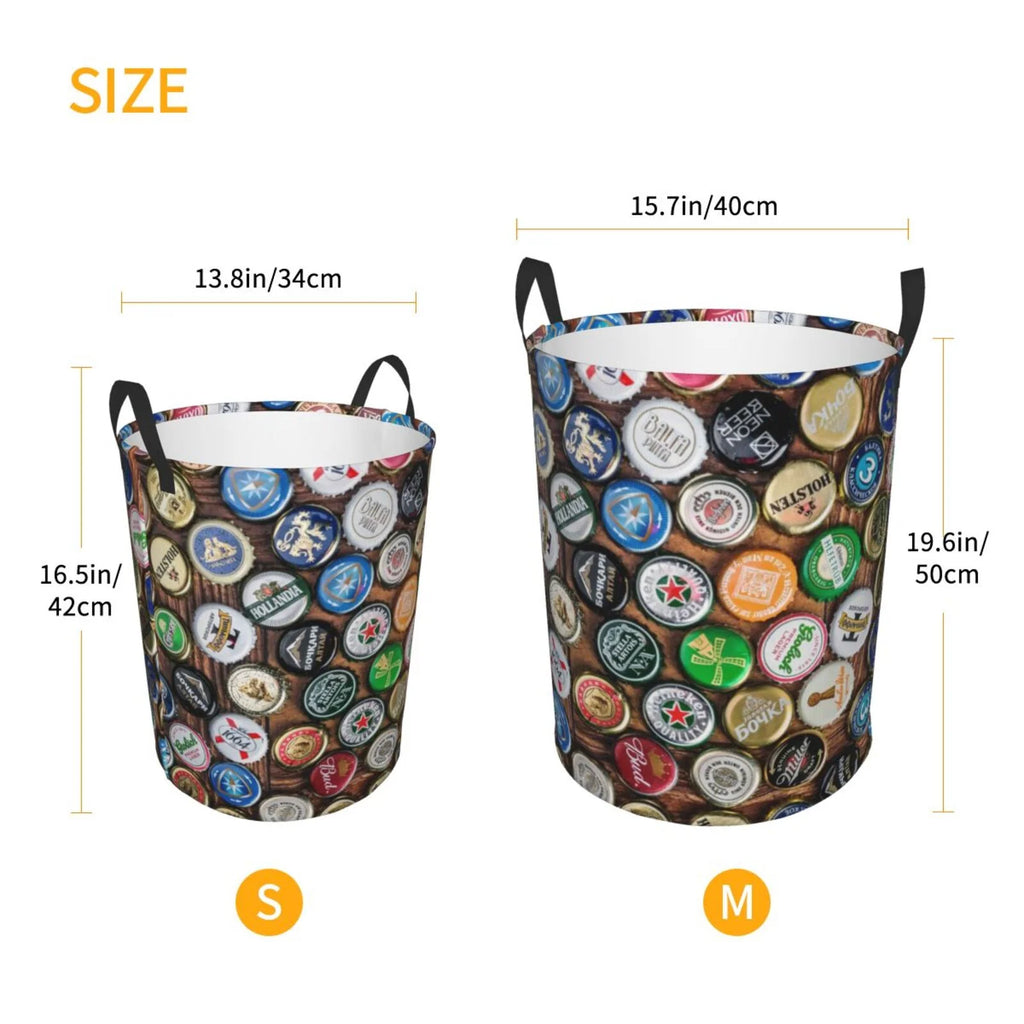 Laundry Hamper with Handles Round Laundry Basket R14568