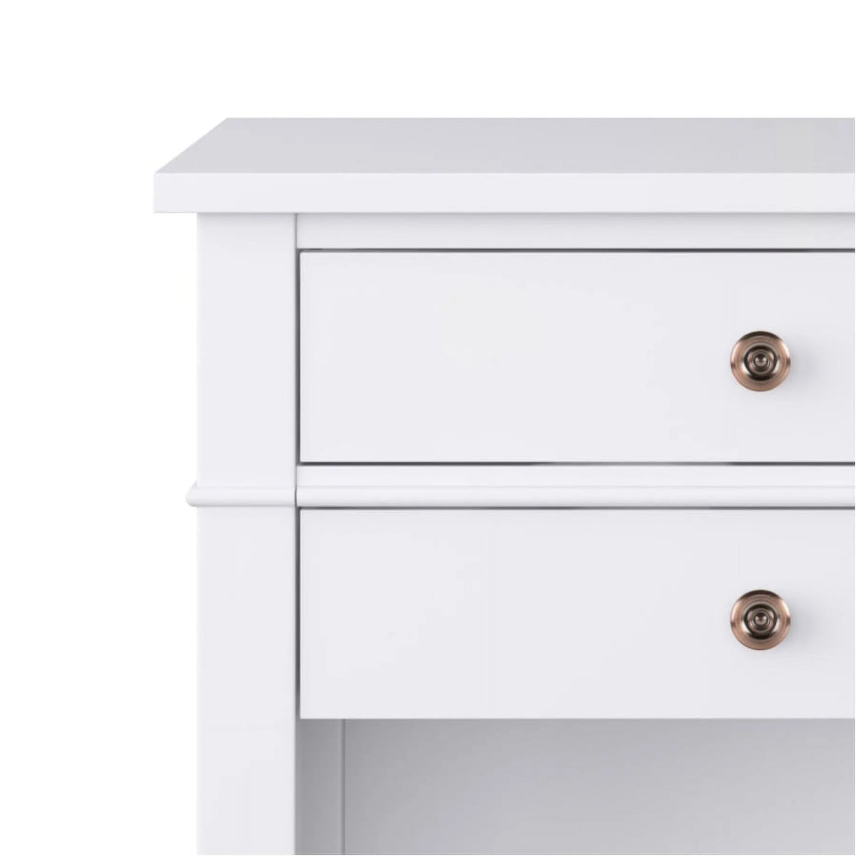 White 24 inch Wood Nightstand A18446