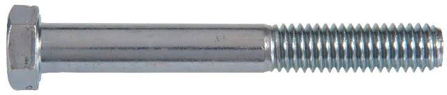 3/4 in. Dia. x 4-1/2 in. L Heat Treated Zinc Steel Hex Head Cap Screw 20 Pk P801159