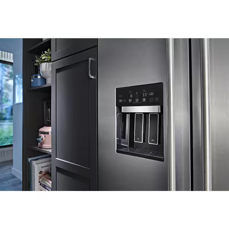 36 in. 20.8 cu. ft. Side-by-Side Refrigerator in Stainless Steel R88965