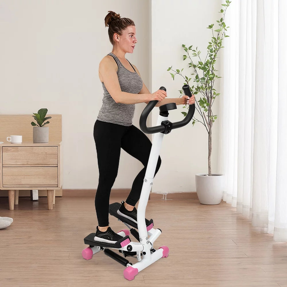 Mini Aerobic Stepper Twist Fitness Machine with Handle E801