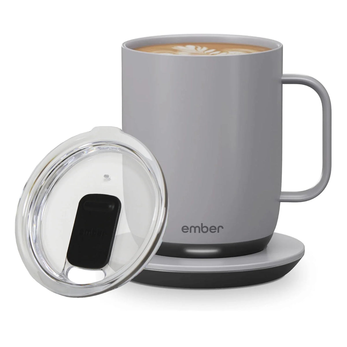 14 oz Grey App Controlled Heated Coffee Mug E3433