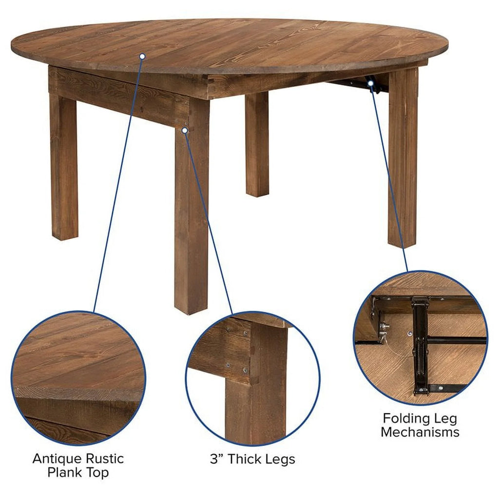 60" Round Farm Dining Table D460284
