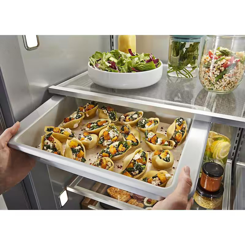 42 in. 25.5 cu. ft. Side-by-Side Refrigerator in Stainless Steel M538708