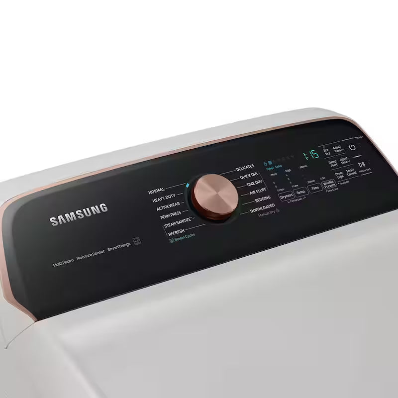 7.4 cu. ft. Vented Smart Gas Dryer with Steam Sanitize+ in Ivory L834