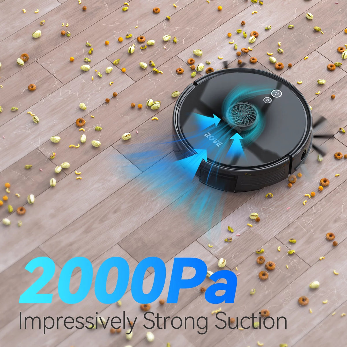 Robot Vacuum Cleaner 2000 Pa Suction E3607