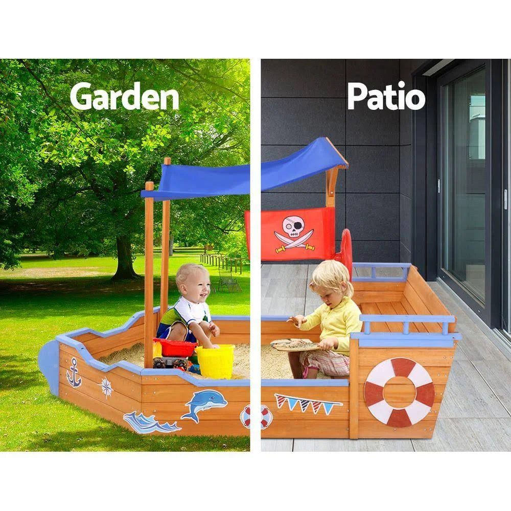 Boat Sand Pit with Canopy F2077