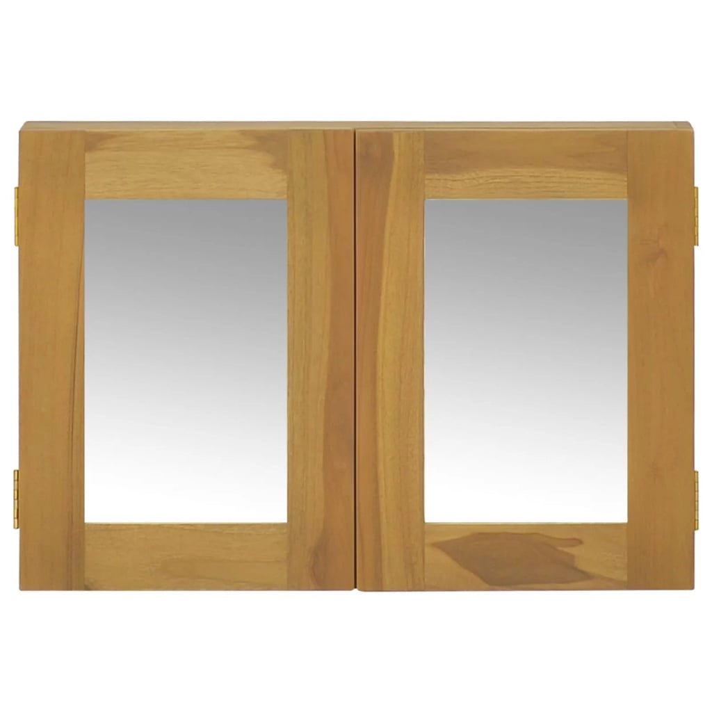 Mirror Cabinet Solid Wood Teak H441790
