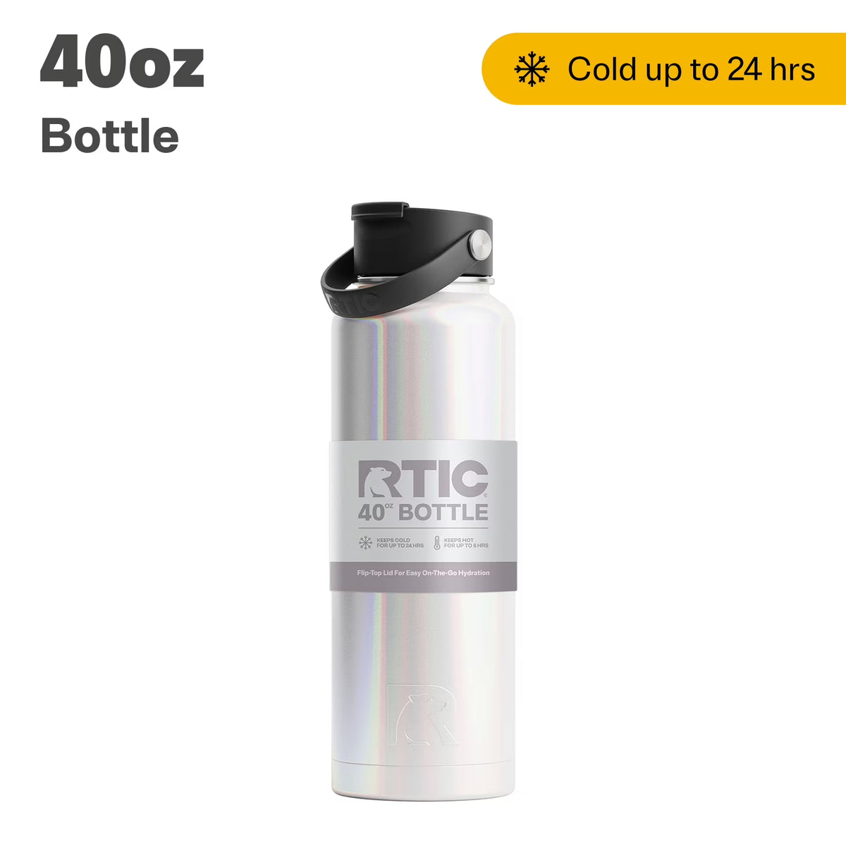 40 oz Stainless Steel Insulated Bottle with Wide Mouth Lid E202563