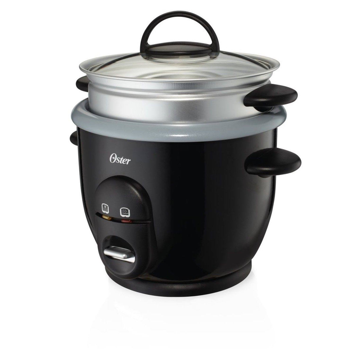 Black 6-Cup Nonstick Electric Rice Cooker F90476