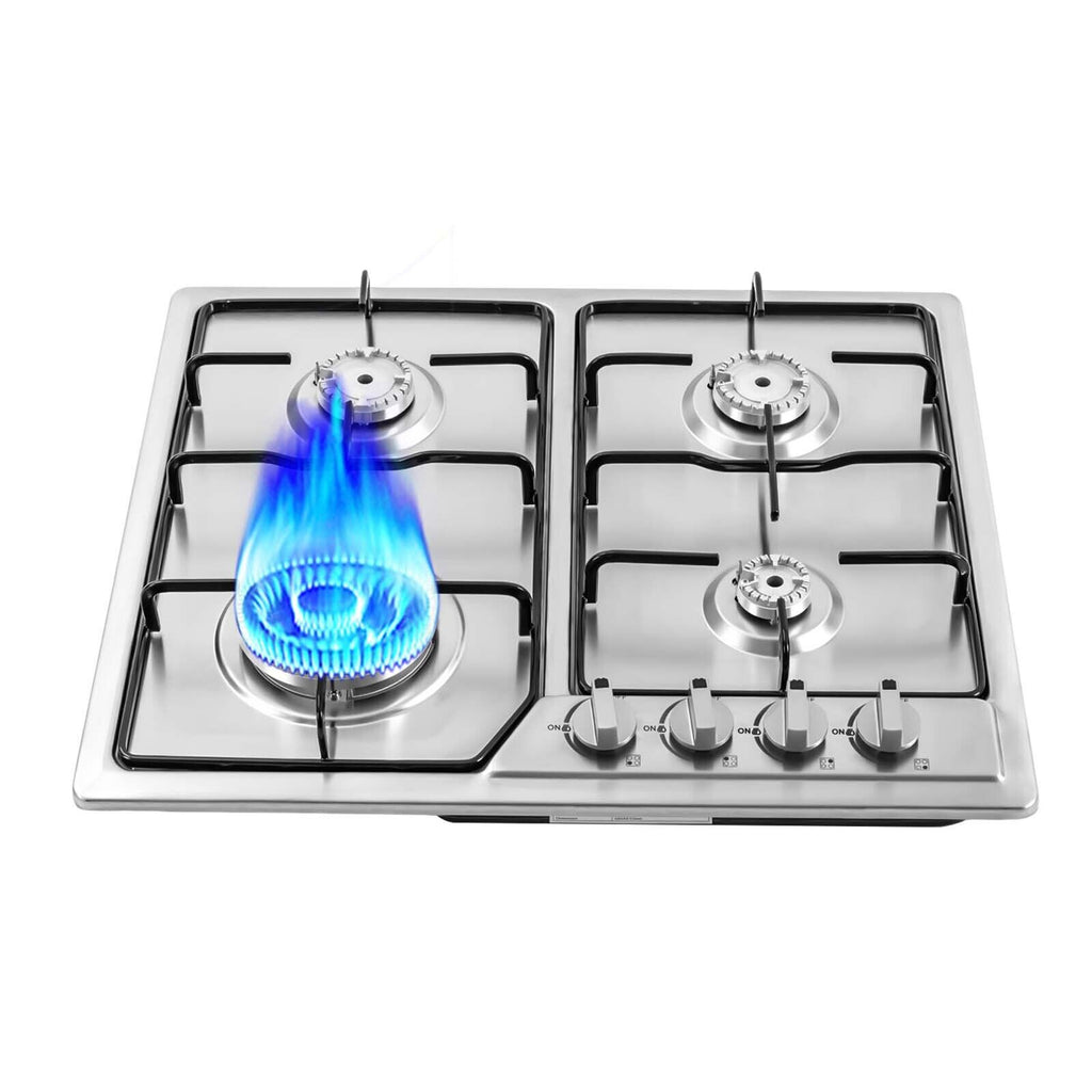 Stainless Steel Built-in Gas Cooktop 4 Burners Natural gas LPG Y865