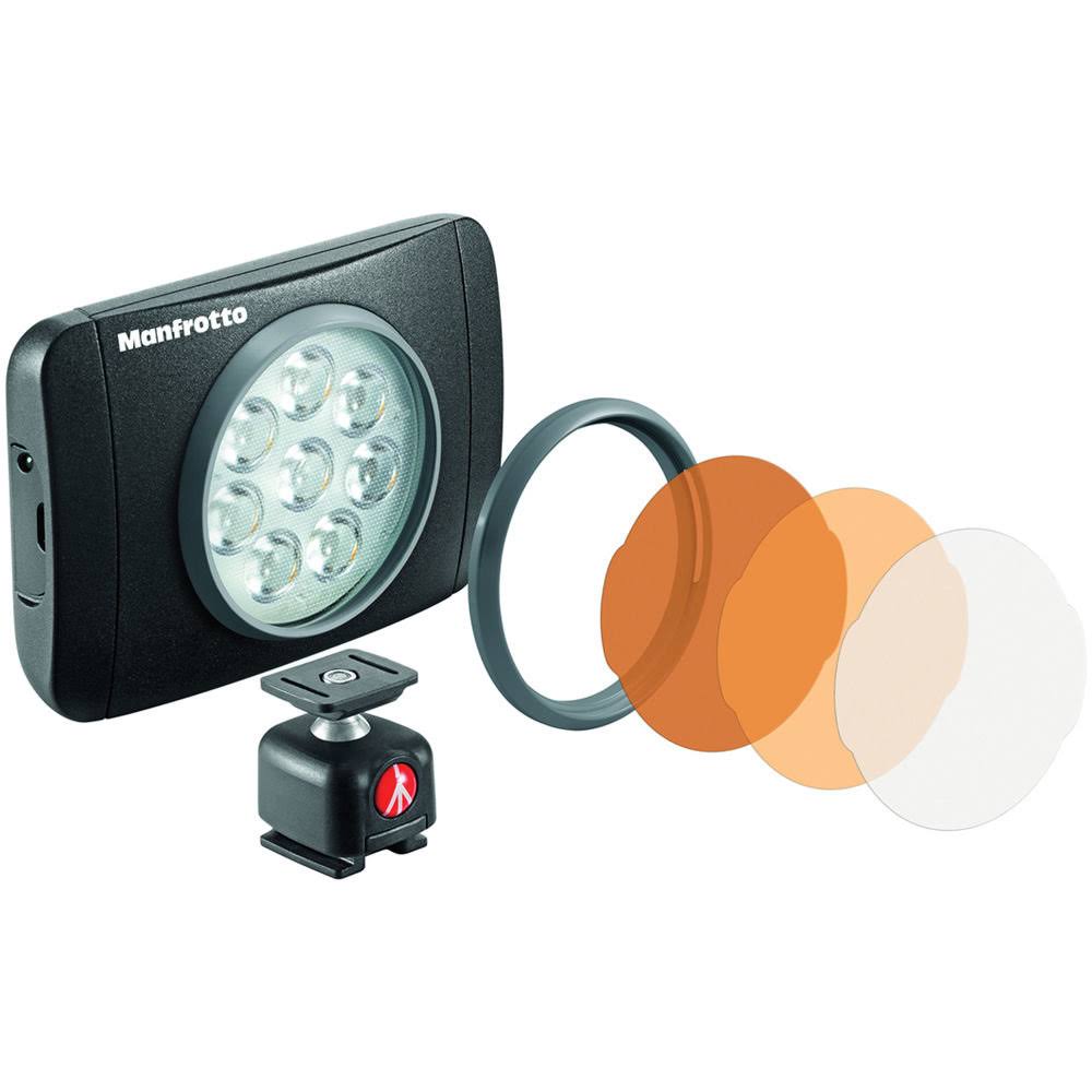 Black On-Camera LED Light D146252