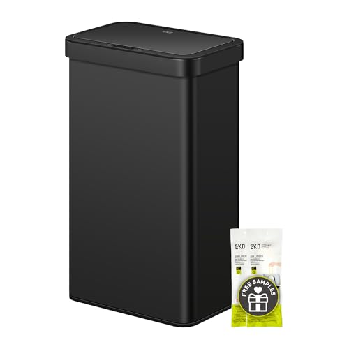 50 Liter Touchless Rectangular Motion Sensor Trash Can P98093