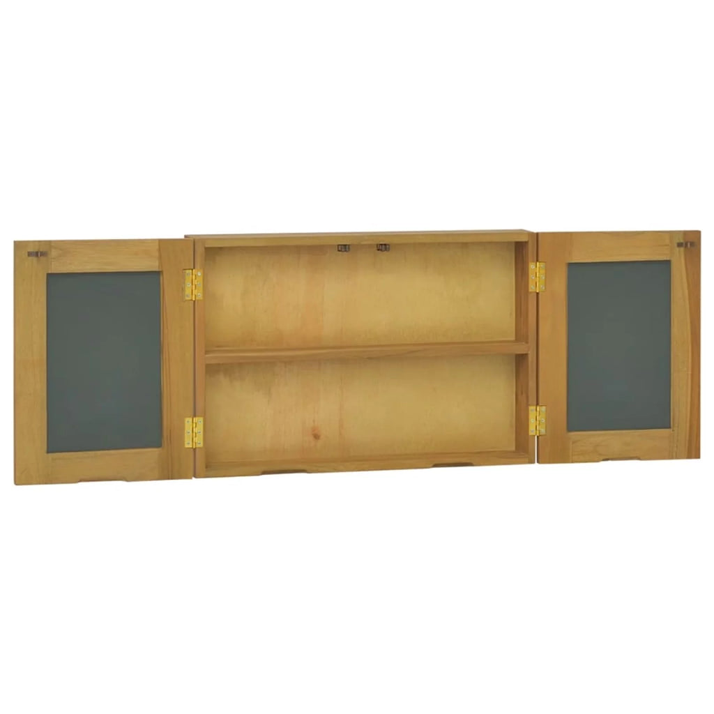 Mirror Cabinet Solid Wood Teak H441790