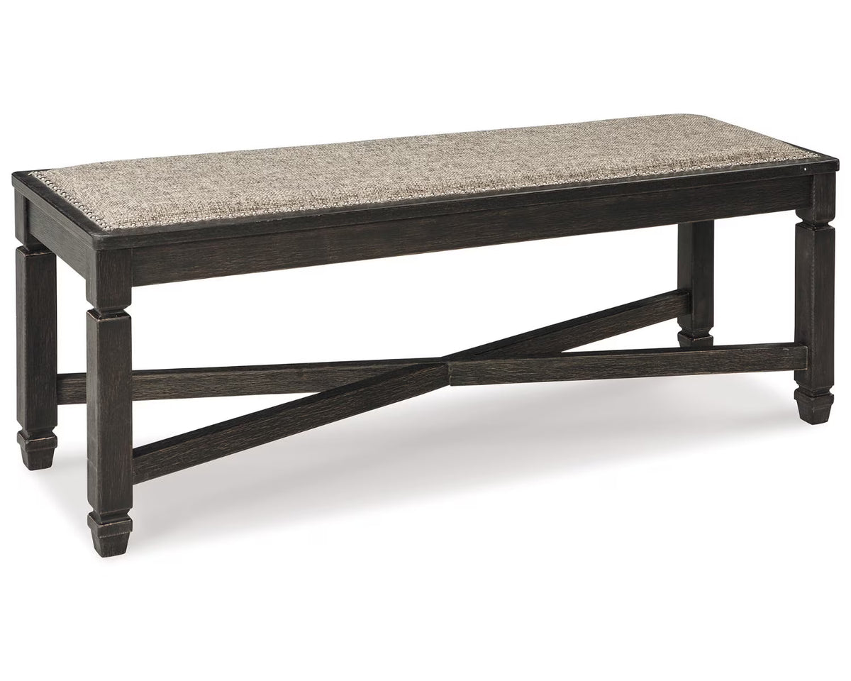 Black/Grayish Brown Dining Bench E4919