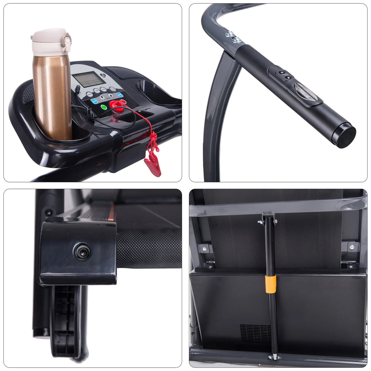 Foldable Incline Motorized Treadmill B4005