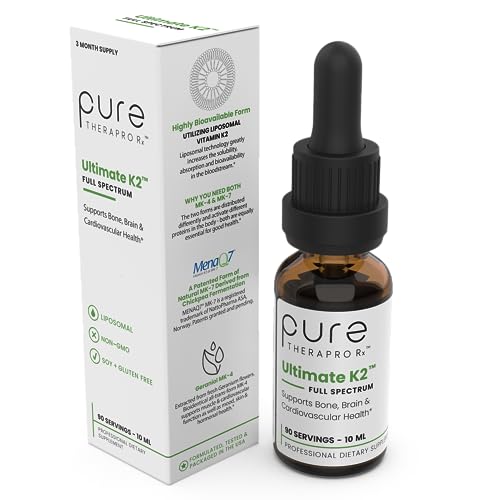 Liquid Liposomal Vitamin K2 Drops 600mcg Vegan 90 Servings E3806