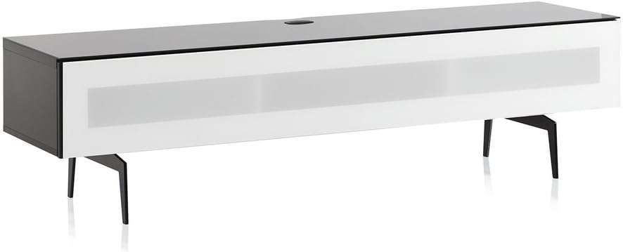 Black Wood and Glass TV Stand J965