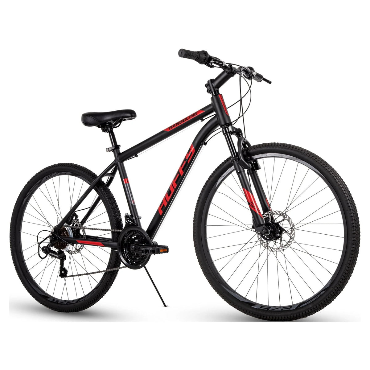 Black and Red Mountain Bikes Z437