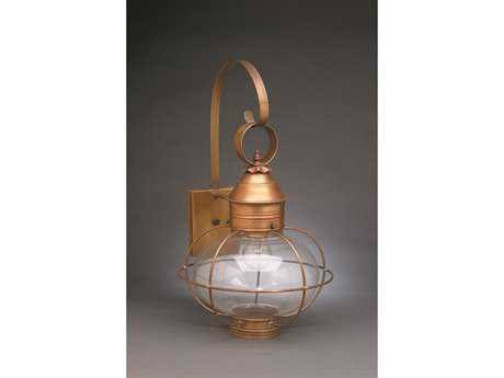 Outdoor Wall Light Dark Brass Clear 2-Light Candelabra U705