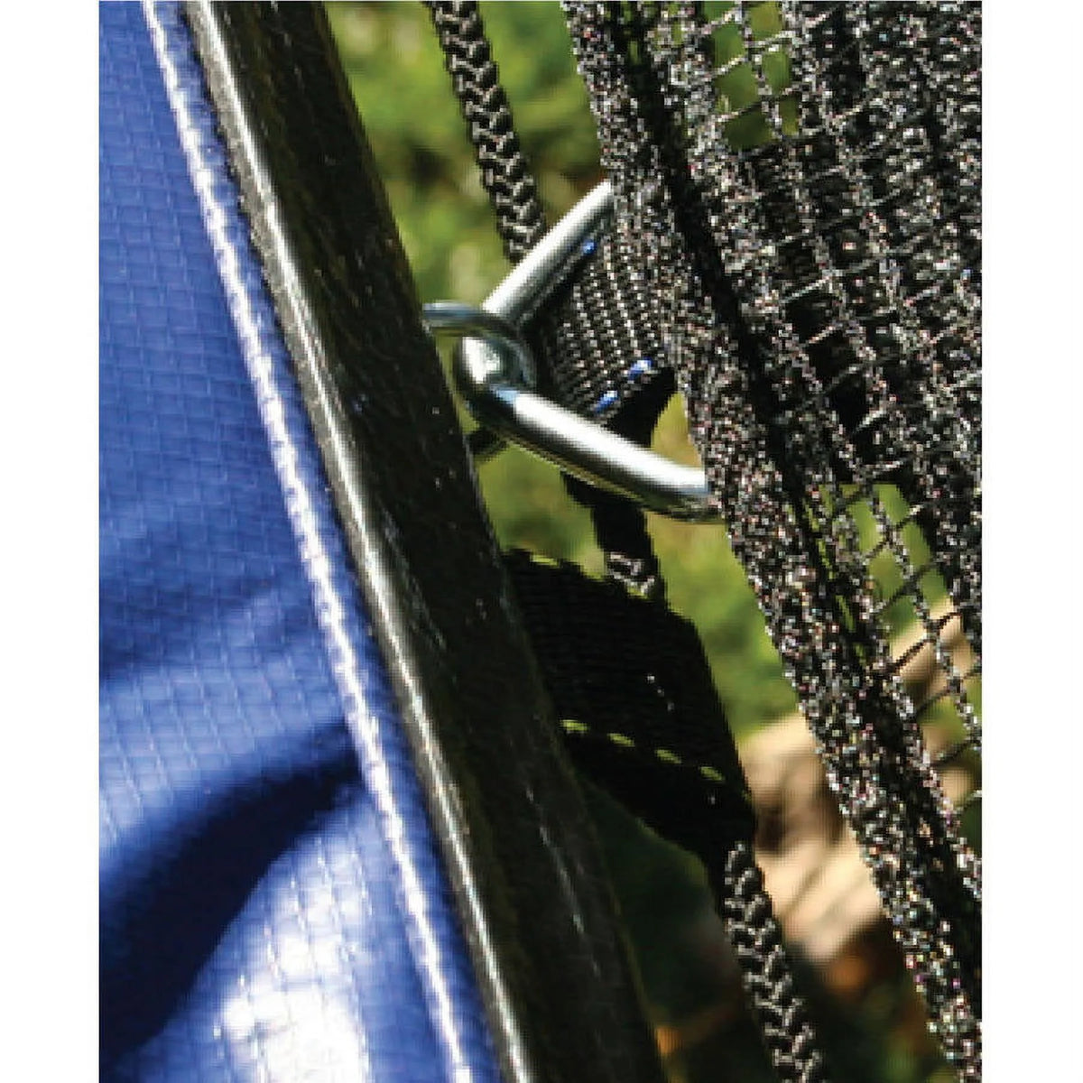 8' Trampoline with Safety Enclosure, Blue E1687