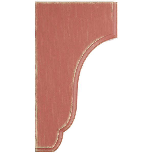 Salvage Red Wood Corbel N306029