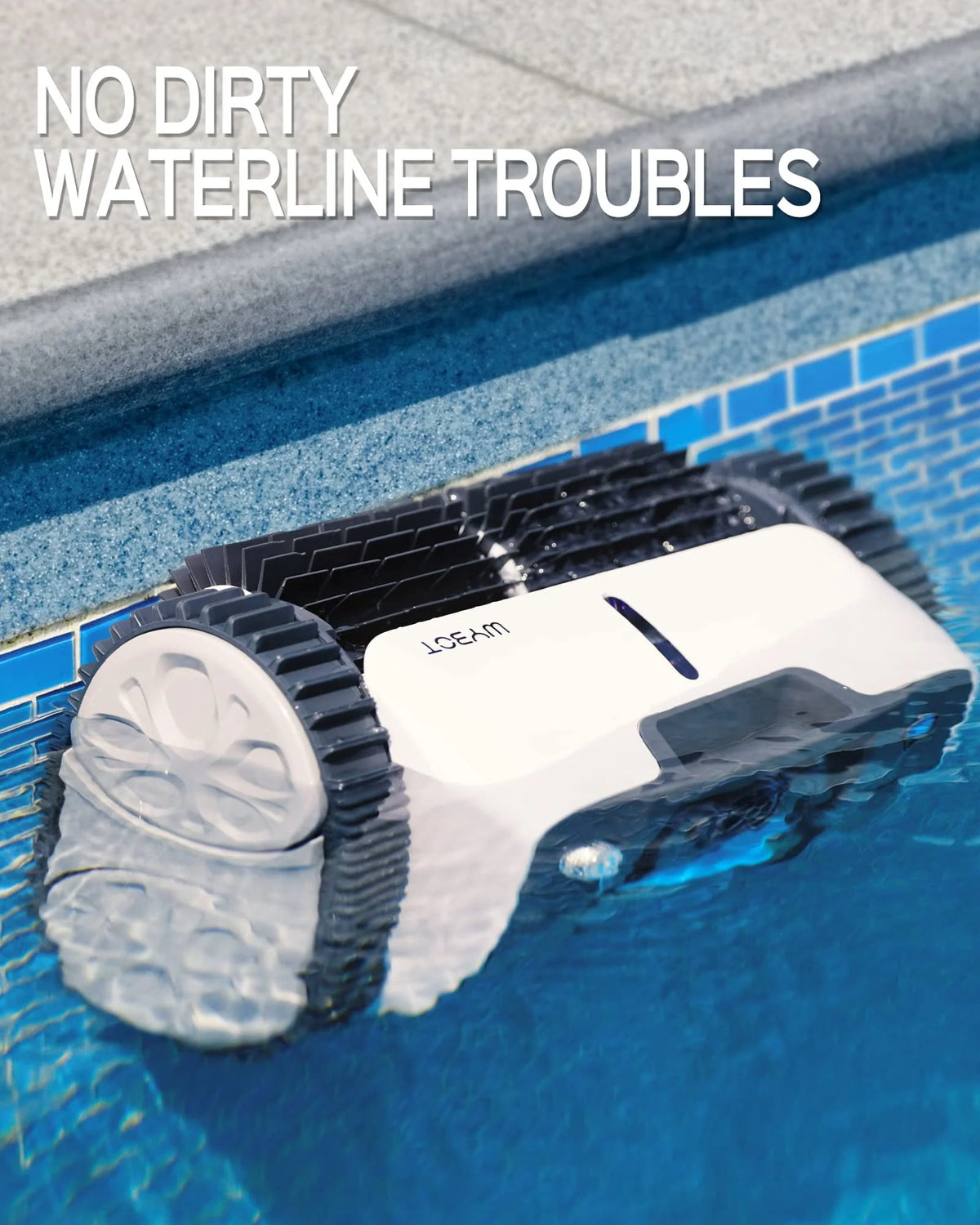 Cordless Robotic Pool Cleaner with Wall Climbing X643376
